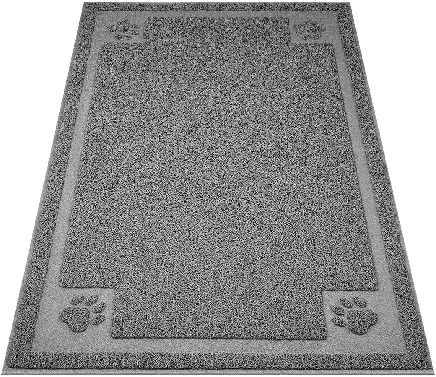Large Cat Litter Mat Trapper 35" x 23" - Effective Litter Control and Soft on Sensitive Paws, Easy to Clean